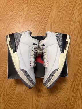 Air Jordan 3 Retro White Cement Reimagined Size 12